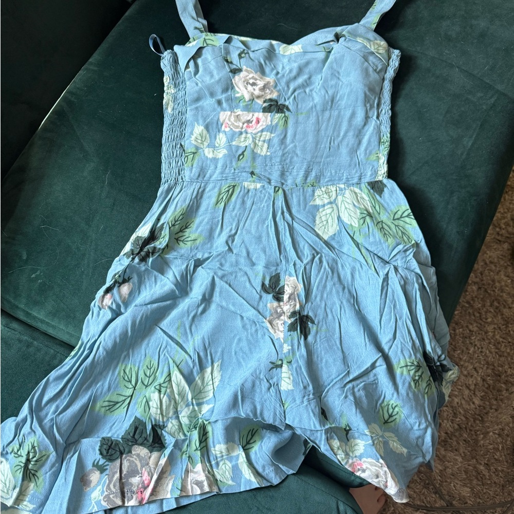 Trashy Diva French Blue Roses Romper